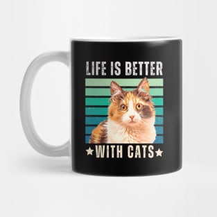 Life Is Better With Cats Classic Mug